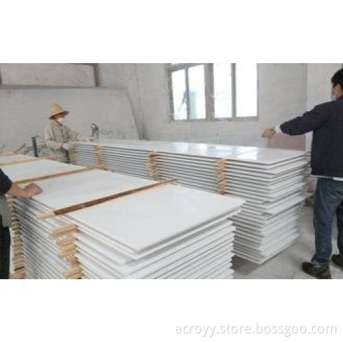 OEM Green Composite Resin Marble Acrylic Solid Surface Ston